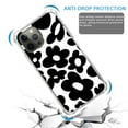 thumbnail image 4 of Black Flowers Case Compatible with iPhone 14 Pro,Unique Art Design TPU Shock-proof Full Cover, 4 of 6
