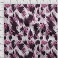 thumbnail image 4 of oneOone Velvet Pink Fabric Animal Skin Sewing Material Print Fabric By The Yard 58 Inch Wide, 4 of 5