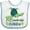 White and Blue, variant on Inktastic Fort Lauderdale, Florida Happy Sea Turtle Boys or Girls Baby Bib