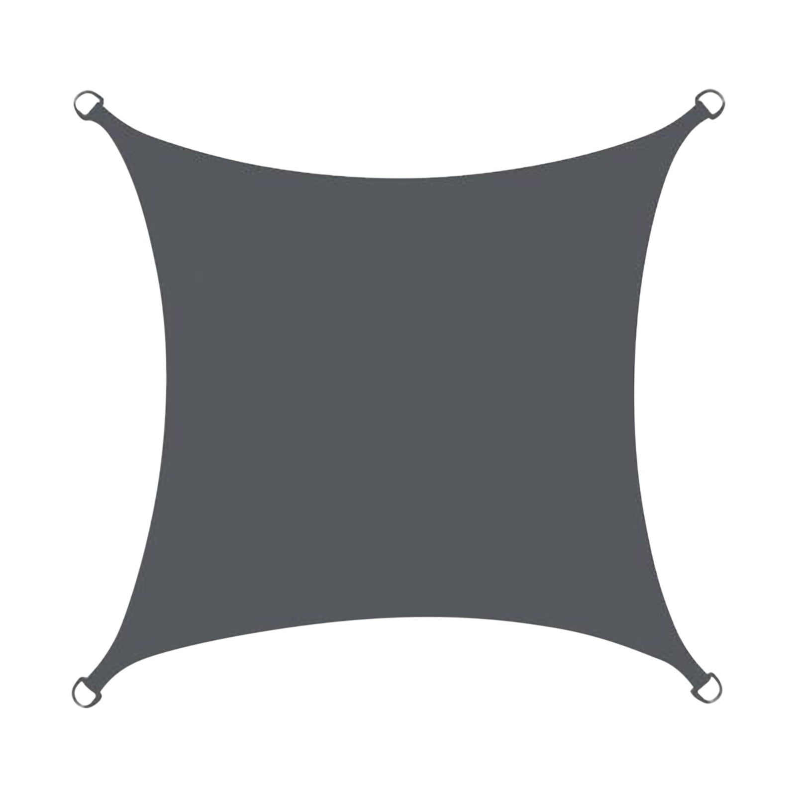 HBBKVI Sun Shade Cloth 79" × 79", Awning for Outdoor Swimming Pool Garden, UV Protection Sun Shade Sail Gray