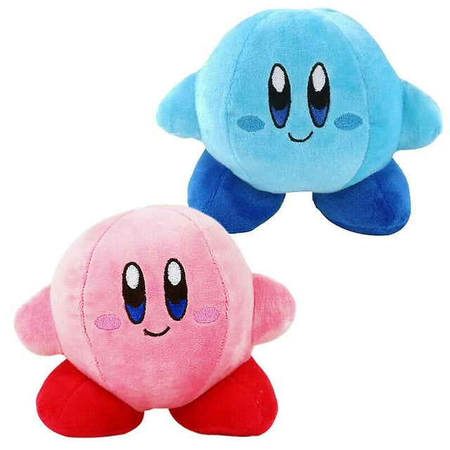 2pcs 15cm Nintendo Game Kirby Plush Doll Blue Pink Soft Stuffed Animal Toy Kids Gift XianweiShao 1327534456400