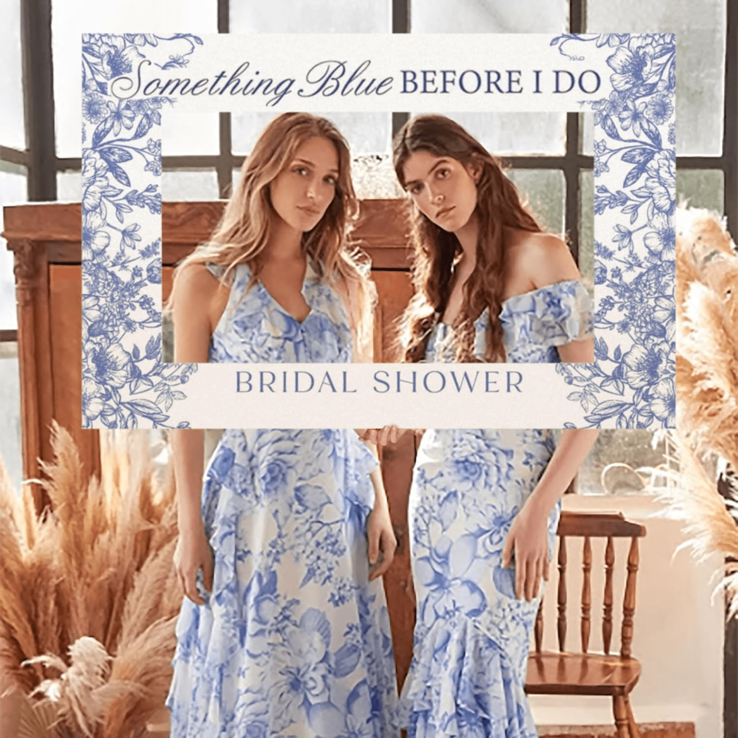 Blue Bridal Shower Photo Booth Props - Something Blue & Before I Do  Decoration for Bachelorette, Engagement & Wedding Parties - Walmart.com