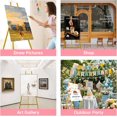 thumbnail image 5 of 57" Gold Easel Stand for Sign, Heavy Duty Easel, 4-Tier AdjustableArt Easel for Painting, Wedding Sign Art, Posters, Pictures Welcome Signs, 5 of 7