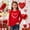Red, variant on Girls' Cute Red Long Sleeve Top with Heart & Paw Print, Soft Stretchy Casual Shirt for Kids Kids to Teens,Size 9-10 T