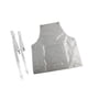 thumbnail image 1 of Delantal de chef con correas ajustables, ideal para esculturas, carpinteros y cafeterías. Blanco 30 Grosor, 1 of 9