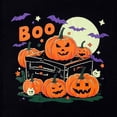 thumbnail image 3 of WOYY Boys Matching Halloween Pajamas Pumpkin Long Sleeve Top Pants Sleepwear, Sizes 2-10, 3 of 4