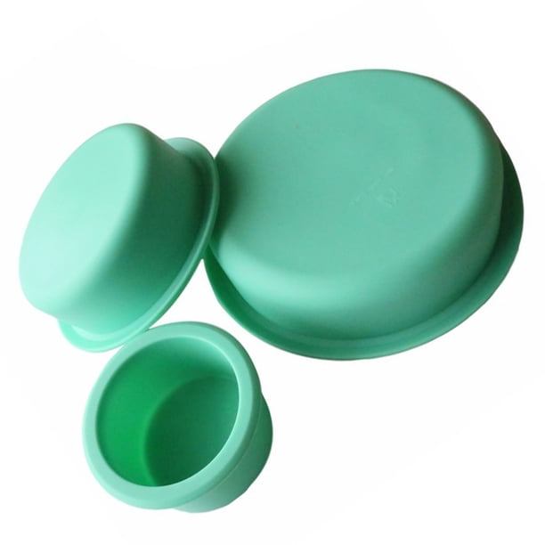 Advancent Juego de moldes para pasteles redondos Moldes para pasteles de silicona de 3 capas Moldes para galletas Herramientas para hornear para Herramientas y accesorios para hornear Advancent HA035449-00