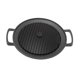 thumbnail image 4 of Smokeless Hibachi Grill, Wooden Frame, Aluminum Alloy, Easy Assembly, Portable Charcoal Grill for Camping, Home, BBQ, 4 of 4