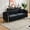 Black +81" + 3 Seat, variant on ChenyueFurn 81" Chesterfield Velvet Tufted Sofa with Gold Stainless Steel Legs,Grey