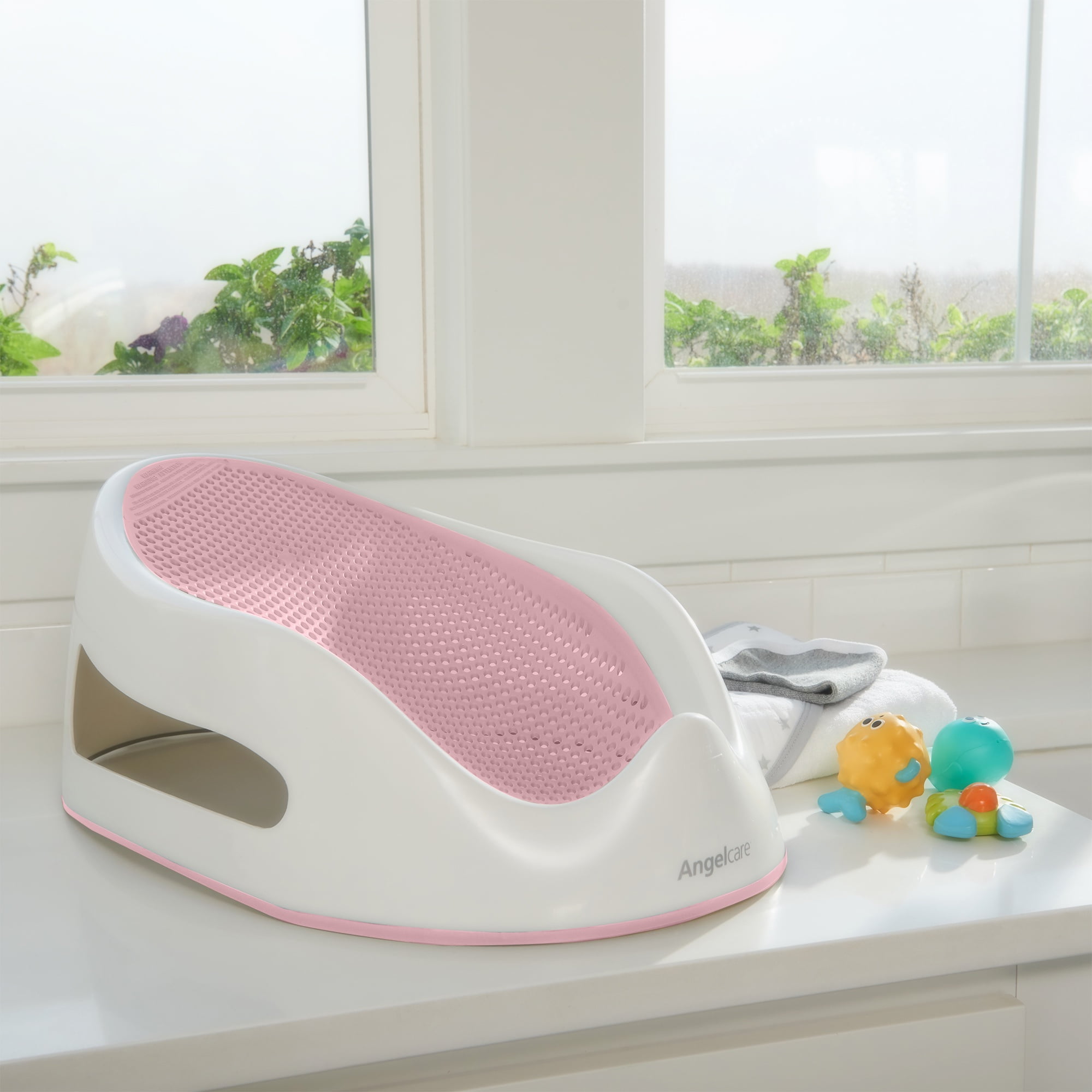 angelcare soft touch bath support pink