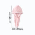 thumbnail image 3 of Toalla para secar el cabello | Toalla súper absorbente de secado rápido para mujeres | Turbante de microfibra suave para cabello largo y rizado, 3 of 6