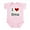 Petal Pink, variant on CafePress - I Love Oma Infant Bodysuit - Baby Light Bodysuit, Size Newborn - 24 Months