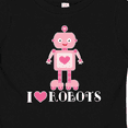 thumbnail image 4 of Inktastic Robotics I Love Robots Girls Girls Baby T-Shirt, 4 of 5