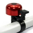 thumbnail image 1 of Alloy Mini One Touch Bike Handlebar Bell Ring Horn Lever Cycle Push Bike (Red), 1 of 2