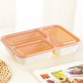thumbnail image 6 of HongHeng Bento Box for Adults, 3-Compartment Food Storage Containers, Microwave and Dishwasher Safe, Suitable for office and Outdoor, 6 of 6