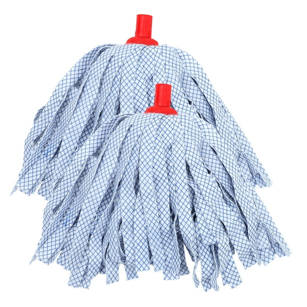 2 cabezales de repuesto para trapeador con absorción de agua, accesorios para limpieza.