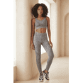 thumbnail image 3 of Women’s Melange Moisture Wicking Legging, Comfortable Activewear Stretch Pants, 3 of 6