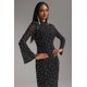 thumbnail image 3 of Vestido Eurien Choker de manga larga con diamantes maxi para mujer, 3 of 6