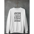 thumbnail image 3 of Sign Language I Sweatshirt Men -Emma Scarvey Designs, Male Medium, 3 of 4