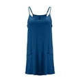 thumbnail image 5 of Ksrymi Women's Clothing Casual Workout Sleeveless Outfit Set, Spaghetti Strap Tank Top with Pockets, Solid Loose Shorts Tow Piece Set Two Piece Sets for Women, 5 of 7