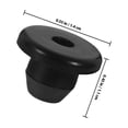 thumbnail image 2 of Phenofice 10Ud Tapones De Goma Para Aceite Compatible Con Gato Hidráulico De Color Negro, 2 of 8