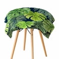 thumbnail image 3 of Abbracc Tropical Plants Printed Tablecloth Floral Pattern Tablecloth Square 3 Square-3, 3 of 9
