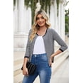 thumbnail image 2 of Richie House Women's Striped Cardigan Sweater Size XS-XL ARH2055-XS, 2 of 4