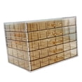 thumbnail image 4 of Caja de almacenamiento de joyas de acrílico Caja de almacenamiento de joyas Cajón transparente vacío 120 Marrón, 4 of 9