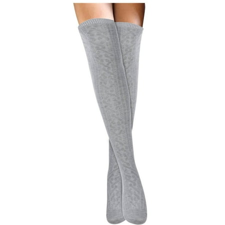 

Heiheiup Women Ladies Warm Keep Girls The Long Stockings Stockings Lace Socks Thigh Knit High Over Cotton Knee Garter And Tights