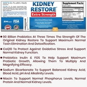 Kidney Restore Extra Strength - Kidney Cleanse Detox & Repair, 90 Capsules