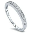 thumbnail image 2 of Pompeii 1/5ct Lab Created Diamond Womens Wedding Ring 14K White Gold (F,VS), 2 of 4