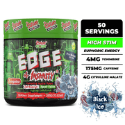 Psycho Pharma Edge of Insanity - Workout Powder for Focus, Strength, Energy (Black Ice), 50 Servings