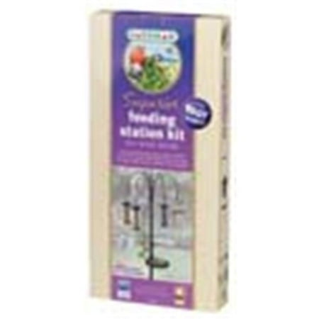 Gardman Wild Bird Ba01343 Superior 4 Fdr Feeding Station Walmart