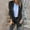 Black, variant on Abomasnow Women's 2025 Fall Winter Long Blazer Jackets Long Sleeve Lapel Suit Coats Loose Fit Work Blazers Outerwear with Pockets
