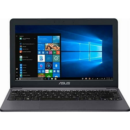 Asus Vivobook E203MA Thin and Lightweight 11.6" HD Laptop, Intel Celeron N4000 Processor, 4GB RAM, 64GB eMMC Storage, 802.11AC Wi-Fi, HDMI, USB-C, Win 10