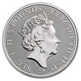 thumbnail image 3 of British Royal Mint British Royal Mint Queen's Beast; White Horse - 2 oz Silver Coin .9999 Pure,Bullion, 3 of 4