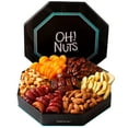 thumbnail image 1 of Oh! Nuts Gourmet Gift Box with 7 Assorted Nuts and Dried Fruits Healthy Snacks, 1 of 7