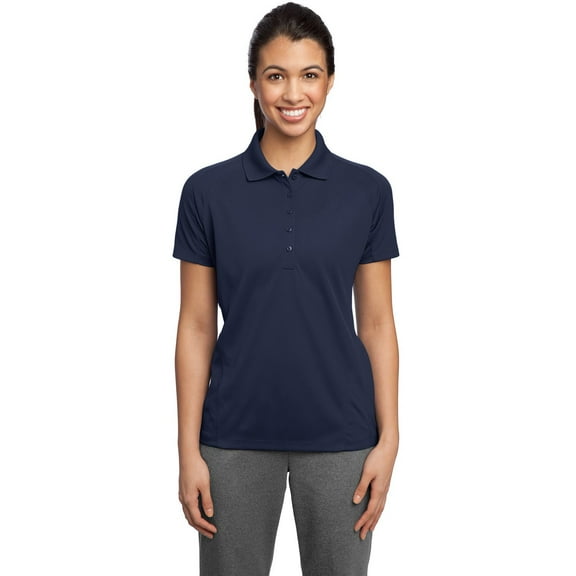 Sport-Tek Ladies Dri-Mesh Pro Polo. L474