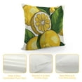 thumbnail image 4 of Shiartex Yellow Lemon Print Decorative Throw Pillow Covers Corduroy Cushion Covers Soft Throw Pillow Case Sofa Pillow Case Square Cushion Case for Living Room Bed Couch Car Home Decor, 4 of 5