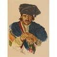 thumbnail image 3 of Alexander Evgenievich Yakovlev 11x14 Black Modern Framed Museum Art Print Titled - Un Notable Afghan, Guirichk (1931), 3 of 5