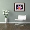 thumbnail image 3 of Trademark Fine Art "Pink Water Lily" Canvas Art by Kurt Shaffer, White Matte, Wood Frame, 3 of 4