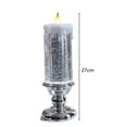 thumbnail image 6 of Naierhg 1 Set Candle Light Swirling Glitter Plug And Play Waterproof Flameless Christmas LED Night Light for Party, 6 of 8