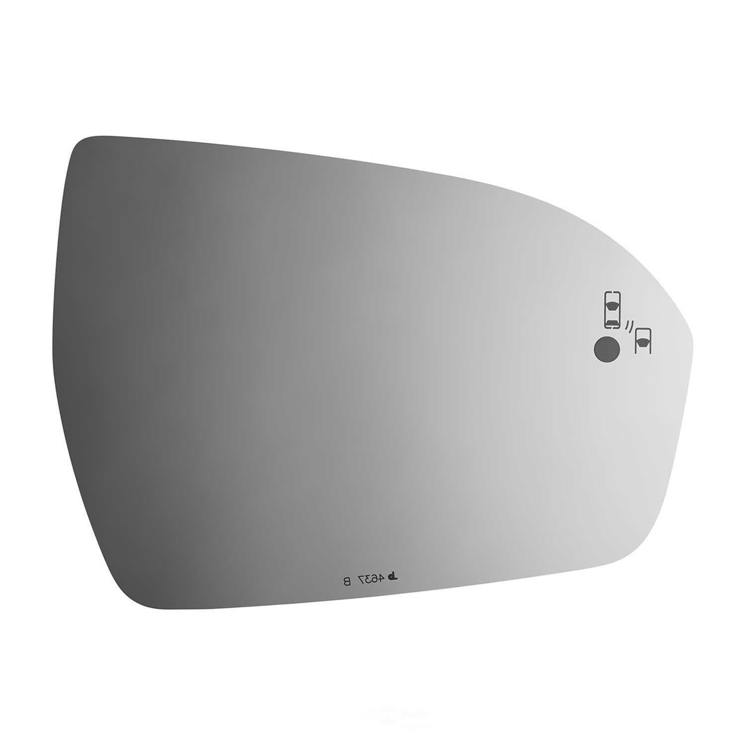 Burco Side View Mirror Replacement Glass - Clear Glass - 4637B