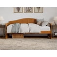 thumbnail image 2 of Pemberly Row Mid-Century Solid Wood Twin Daybed in Light Toffee, 2 of 11