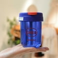thumbnail image 2 of Large Capacity Water Bottle with Handle Leakproof PC Marker Motivational Jug for Outdoor Camping and Fitness for Men and Women, 2 of 9