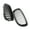 Black-Glossy black, variant on 51137064317 51137064318 Front Bumper Kidney Grille for BMW E46 2-Door Facelift 2003-2006