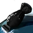 thumbnail image 2 of Tainini 2Pcs Ice Scraper Mitt for Car Windshield, Waterproof Snow Remover Scraper Glove for Home Car Window Snow Remover, 2 of 2