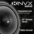 thumbnail image 2 of NVX Factory 6.5" & 5.25" Coaxial Car Speaker Upgrade Package for 2007-2014 Chevy Tahoe 540W Peak, 2 of 10