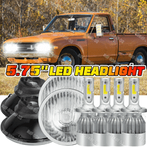 5 3/4" 5.75 INCH Round LED Headlights HIGH/LOW Beam fit Datsun 620 Pickup 72-74