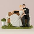 thumbnail image 2 of Weddingstar Figurine Couple Assis Joli sur un Banc de Parc, 2 of 2